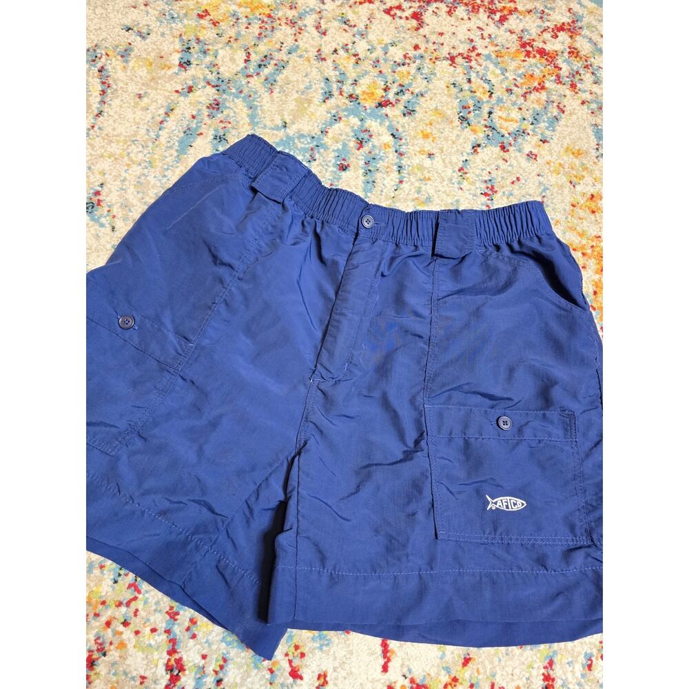Aftco Bluewater Original Fishing Boating Shorts Blue Men's Size 40 Outdoors